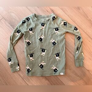 GAP boys snowboarding pajama top